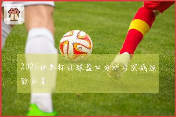 2026世界杯让球盘口分析与实战经验分享